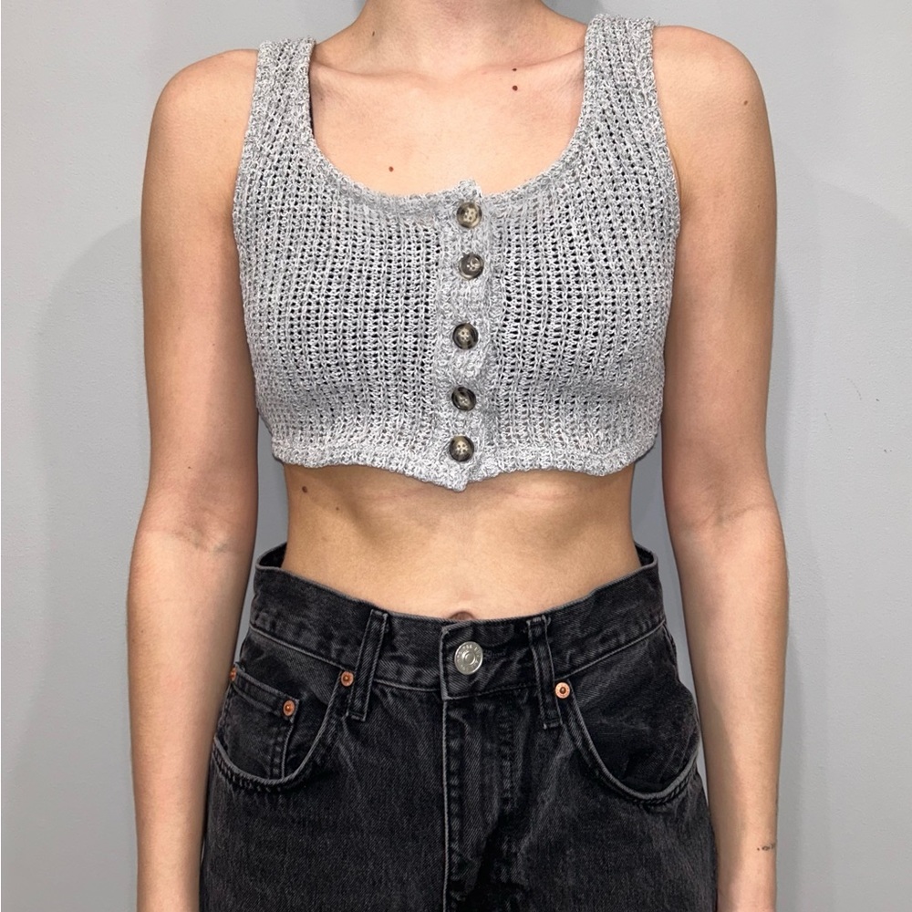 Forever 21 Cropped Knitted Tank